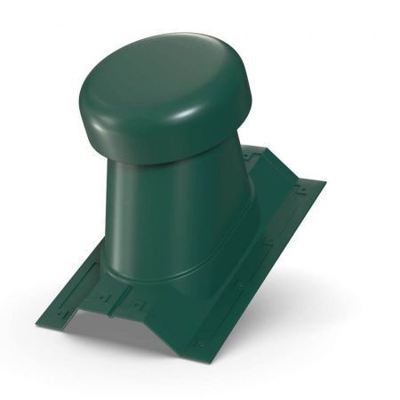 Выход универсальный Металл Профиль Ø110/200 на профнастил НС-35 RAL6005