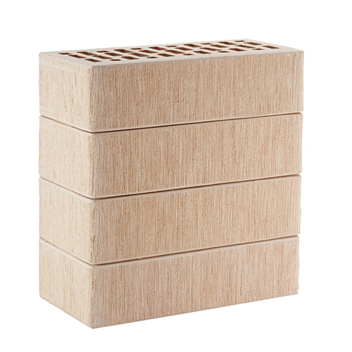 Кирпич ЛСР лицевой керамический пустотелый 1НФ белый тростник