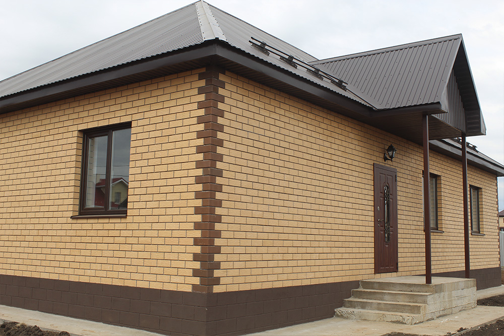 Белебеевский кирпич лицевой 1НФ солома рустик