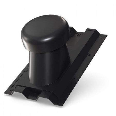 Выход универсальный Металл Профиль Ø110/200 на профнастил С-21 RAL9005