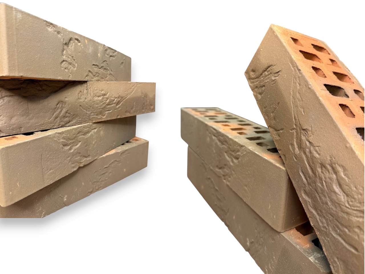 Ригельный кирпич АСПК (Арский) флеш россо (337*85*65)