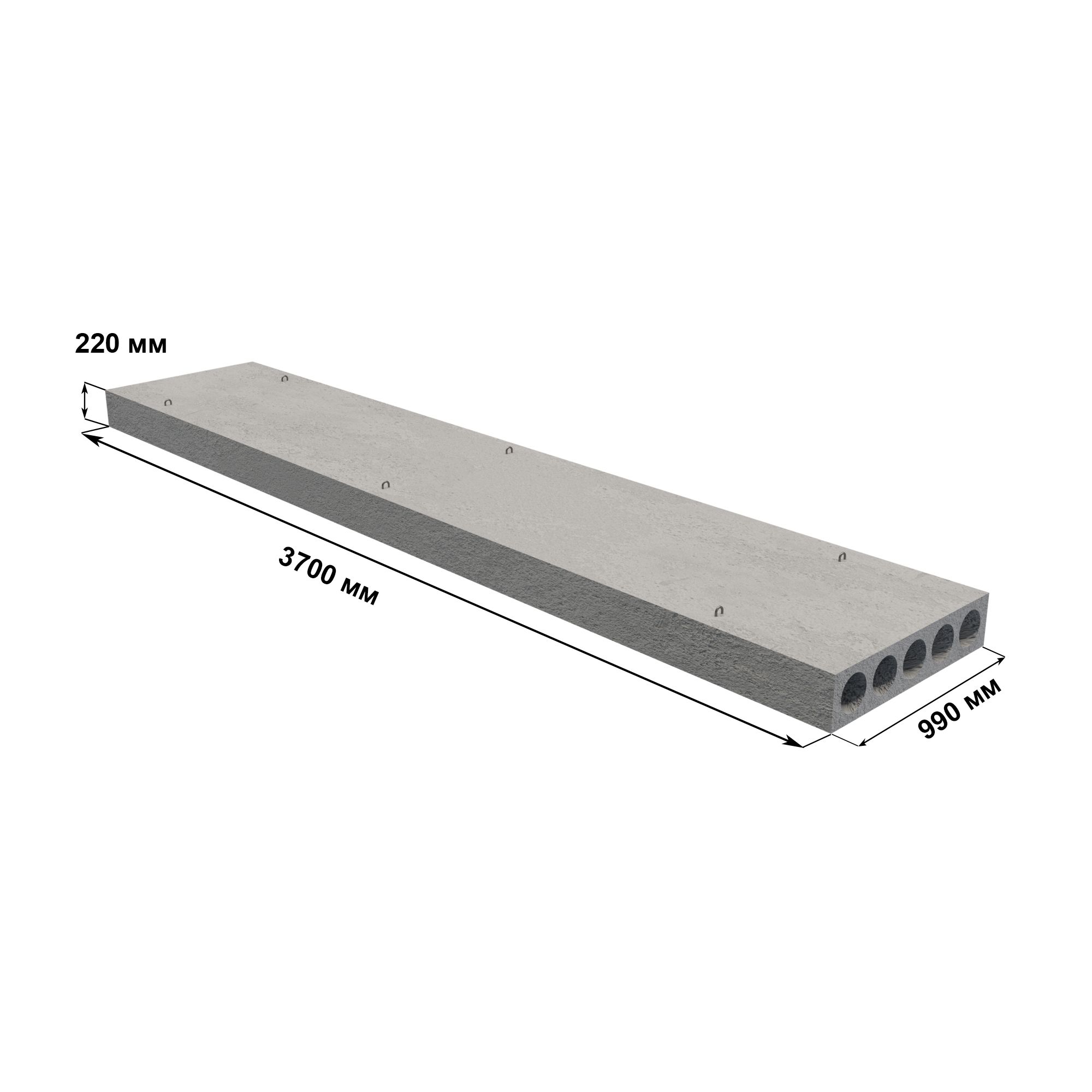 Плита перекрытия РАФФ 2180x990x220 - Фото №93