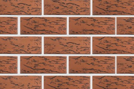 Белебеевский кирпич лицевой 1.4НФ Флеш Гранат рустик